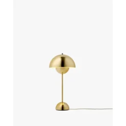 Flowerpot Bordslampa VP3, Brass-Plated 50cm