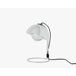 Flowerpot Bordslampa VP4, Chrome-Plated 23cm