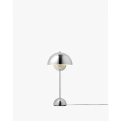 Flowerpot Bordslampa VP3, Chrome-Plated 50cm