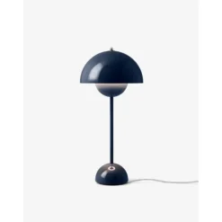 Flowerpot Bordslampa VP3 Steel Blue 50cm