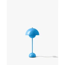 Flowerpot Bordslampa VP3, Swim Blue 50cm