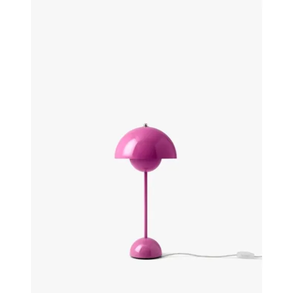 Flowerpot Bordslampa VP3, Tangy Pink 50cm