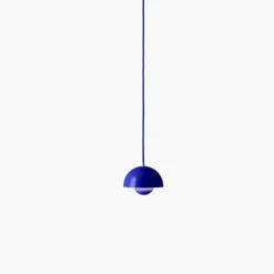Flowerpot Pendant VP10, Cobalt Blue 16cm
