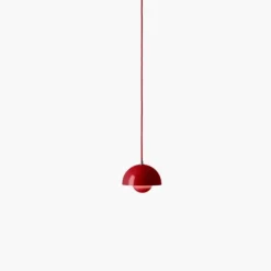 Flowerpot Pendant VP10, Vermilion Red 16cm