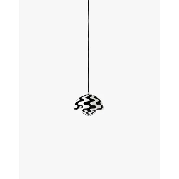 Flowerpot Pendel VP1, Black/White 23cm