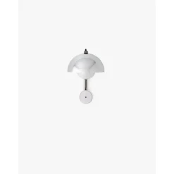 Flowerpot Vägglampa VP8, Chrome-Plated