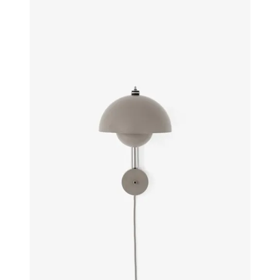 Flowerpot vägglampa VP8, Grey Beige