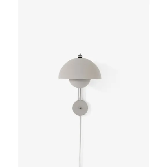 Flowerpot vägglampa VP8, Matt Light Grey