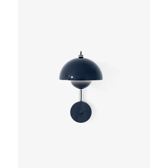 Flowerpot Vägglampa VP8 Steel Blue