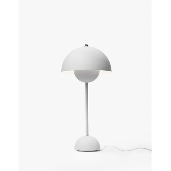Flowerpot VP3 bordslampa, matt ljusgrå 50cm