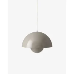 FlowerPot VP2 pendel, grå/beige 50cm