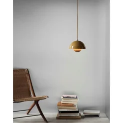 FlowerPot VP1 pendel, senapsgul 23cm