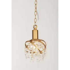 Fönsterlampa Isabelle Borstad Mässing 11cm