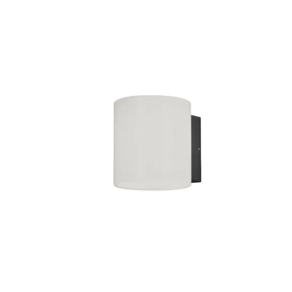 Foggia vägglykta LED, antracit/opal