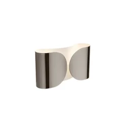 FOGLIO vägglampa, Glättad svart 21cm