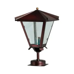 Fotlykta Gustav koppar/fönsterglas
