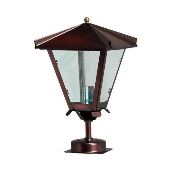 Fotlykta Gustav koppar/fönsterglas