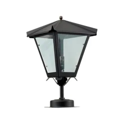 Fotlykta Gustav svart/fönsterglas