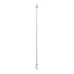 Förlängningsrör förnicklad mässing, 37cm