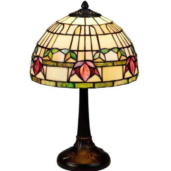 Fuchsia bordlampa 25cm