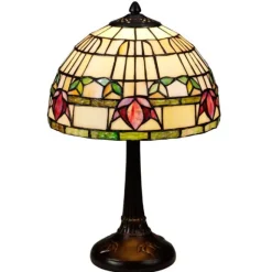 Fuchsia bordlampa 25cm