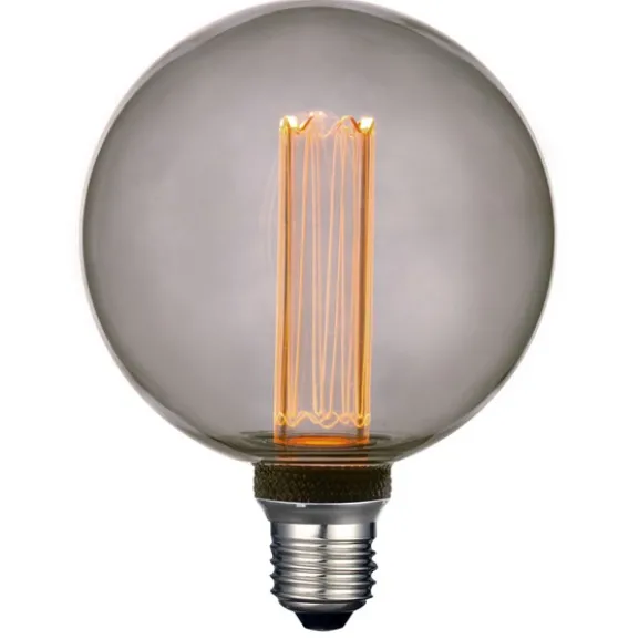 Future LED E27 SMOKY Globe 125mm 1,0W, Dimbar