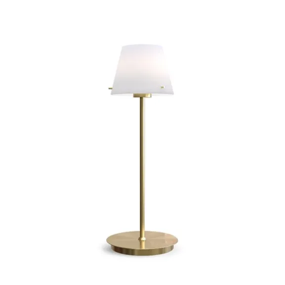 Gil bordslampa satin mässing G9
