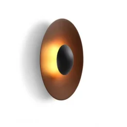 Ginger Vägglampa, rostbrun Ø60