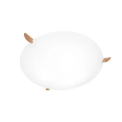 Ögla plafond, ek/vit 45cm
