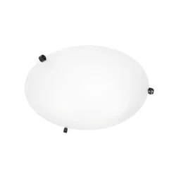 Ögla plafond, svart/vit 45cm
