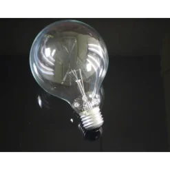 Glödlampa glob klar E27, 40W 95mm