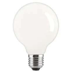 Glödlampa glob opal E27, 100W 125mm