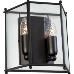 Glimminge vägglampa, mattsvart 22,5cm