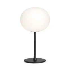 GLO-BALL T1 Bordslampa, Svart/Opalglas 60cm