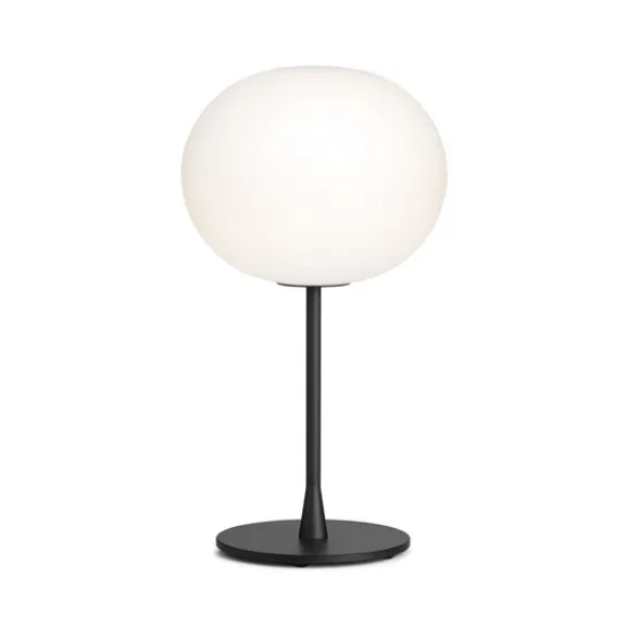 GLO-BALL T1 Bordslampa, Svart/Opalglas 60cm