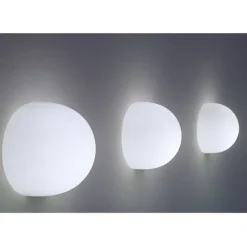 Glo-ball vägglampa, opalglas Ø33