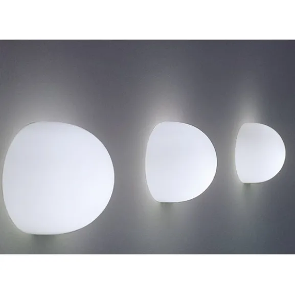 Glo-ball vägglampa, opalglas Ø33