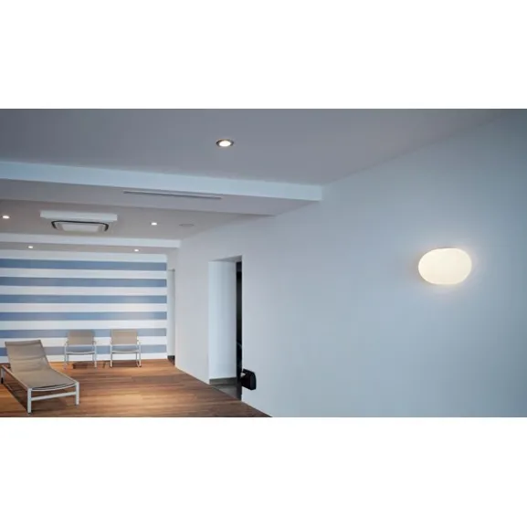 Glo-ball vägglampa, opalglas Ø33