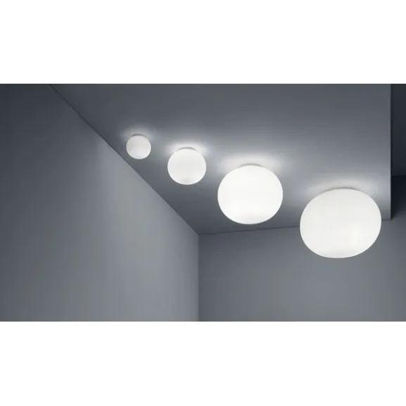Glo-ball zero tak/vägg, opalglas 19cm