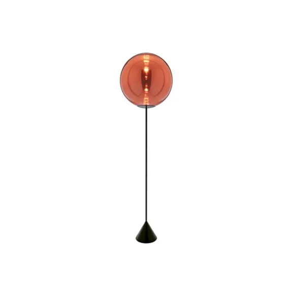 Globe Cone Golvlampa koppar