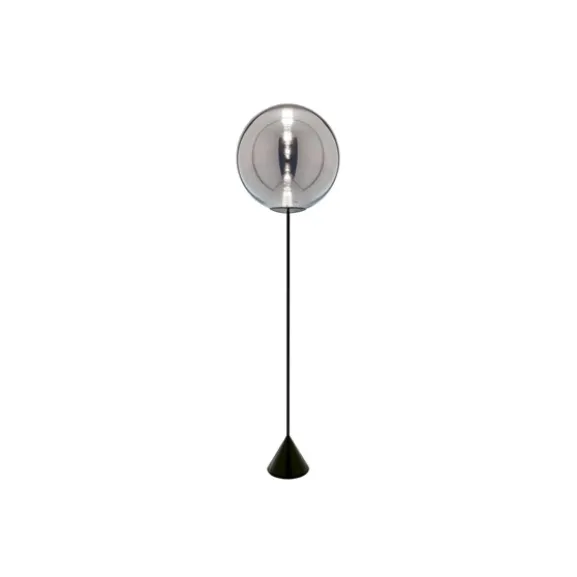 Globe Cone Golvlampa krom