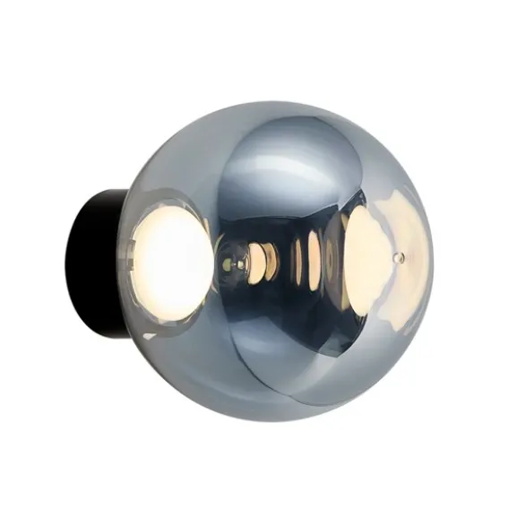 Globe Surface vägglampa krom 25cm
