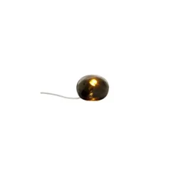 GLOBUS bordslampa, rökfärgad 13cm