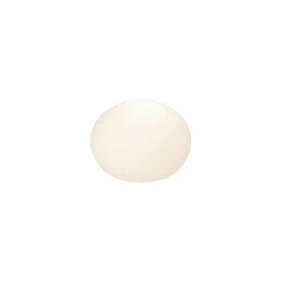 GLOBUS bordslampa, vit 13cm