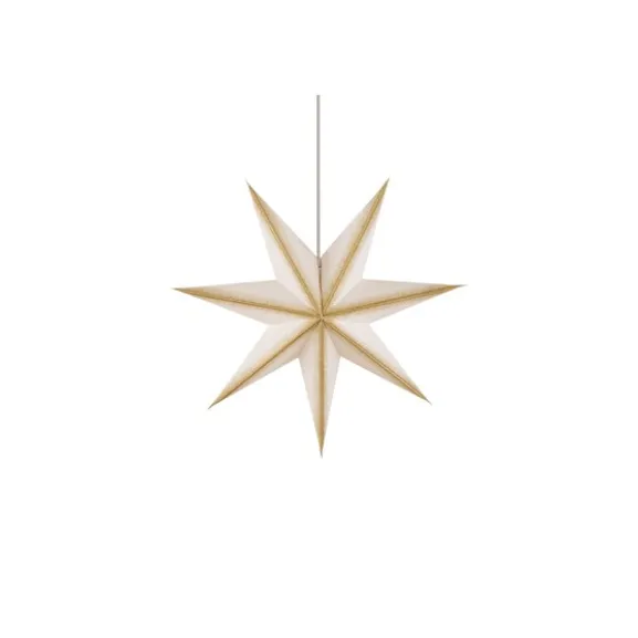 Gloria D45 vit med champagne glitter