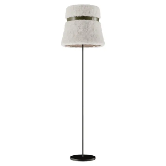 Glowing Ice Golvlampa 40 cm, White/Grass Green