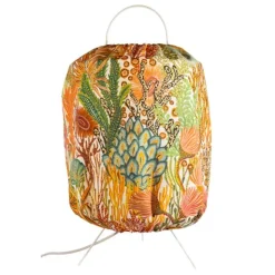 Golv-/bordslampa Lou H70 s/v E27 2,5m IP44 Tropical