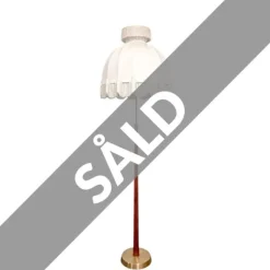 Golvlampa Alma m. textilskärm