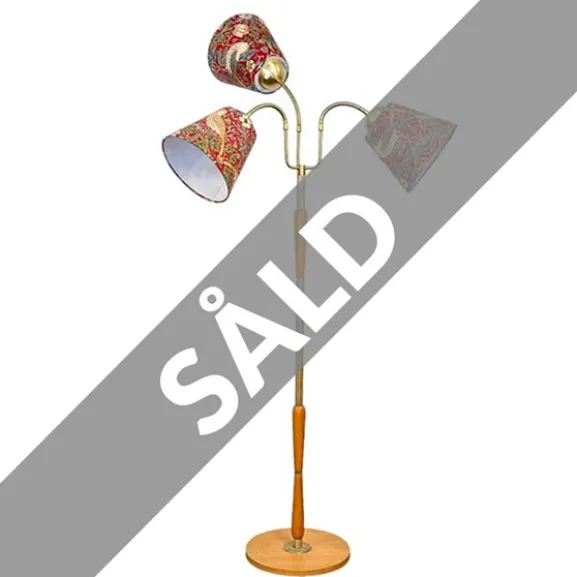 Golvlampa Aurora, 3-arm