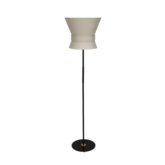Golvlampa Bow Svart - Large Cream White